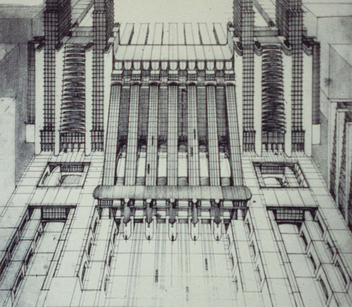 l architettura futurista è l architettura del calcolo, dell audacia temeraria e della semplicità; l architettura del cemento armato, del ferro, del vetro, del cartone, della fibra tessile e di tutti