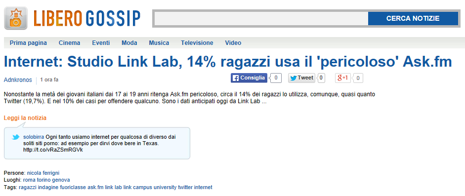 GOSSIP.LIBERO.IT http://gossip.libero.