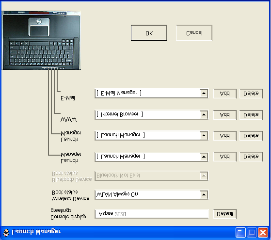 59 Software di sistema Il computer è fornito con il seguente software precaricato: Sistema operativo Microsoft Windows Utility di setup del BIOS Utilità di sistema, driver e software applicativo