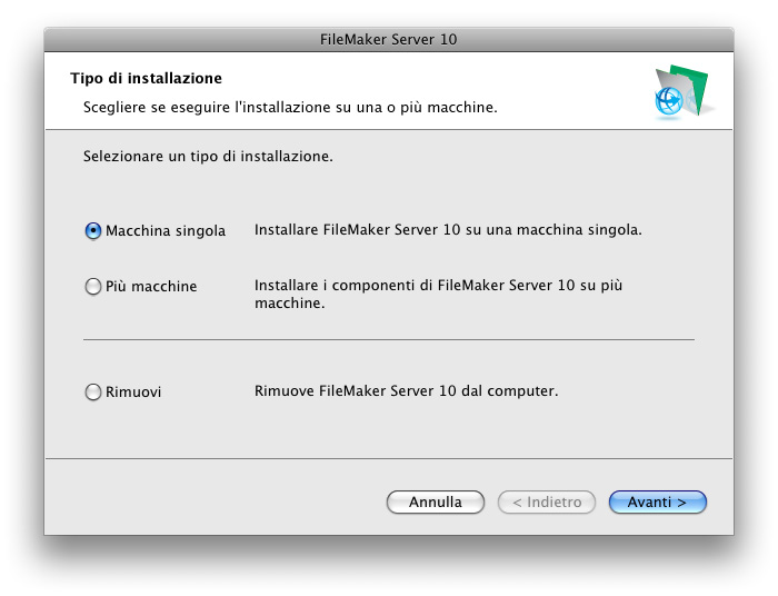 Guida rapida all'installazione 15 7. Windows: Selezionare una cartella di destinazione, quindi fare clic su Avanti. Nota Su Windows, è possibile selezionare una posizione non predefinita.