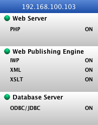 Verifica dell'installazione: FileMaker Server fornisce un database di esempio e un metodo rapidissimo per verificare il funzionamento dell'installazione.