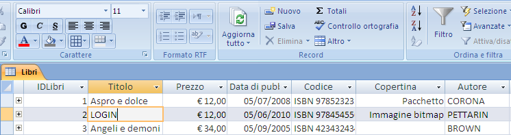 G. Pettarin ECDL Modulo 5: Basi di dati con Access 76 5.