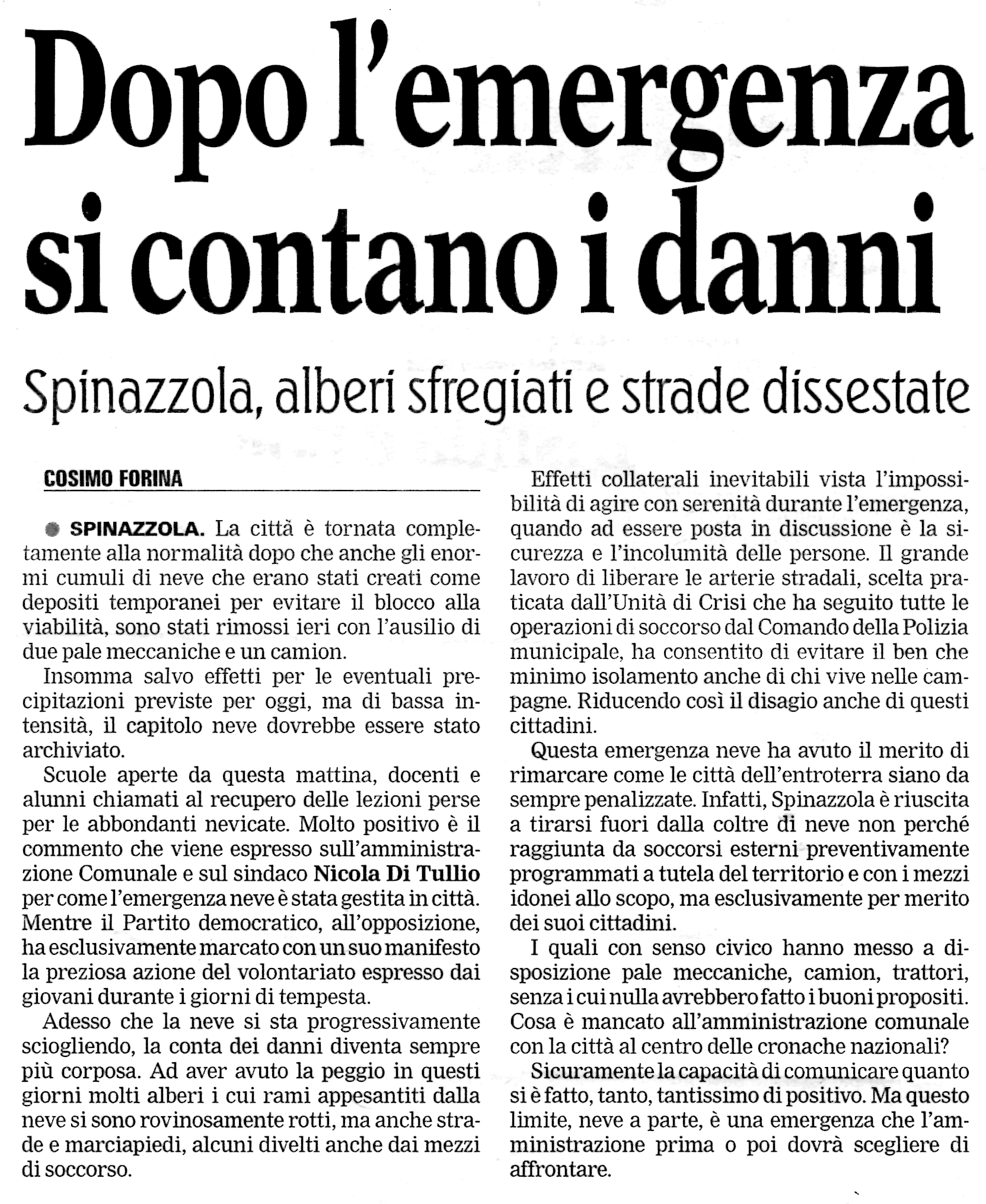 Rassegna Stampa