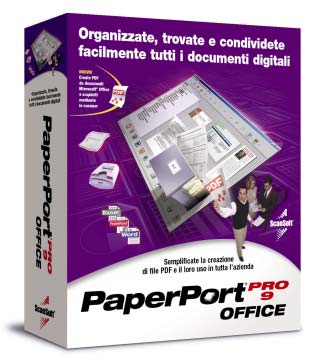 Capitolo 3 Come usare OmniPage Pro con PaperPort Il programma PaperPort è un prodotto software di gestione dei documenti cartacei di ScanSoft. Consente di collegare le pagine ad applicazioni adatte.