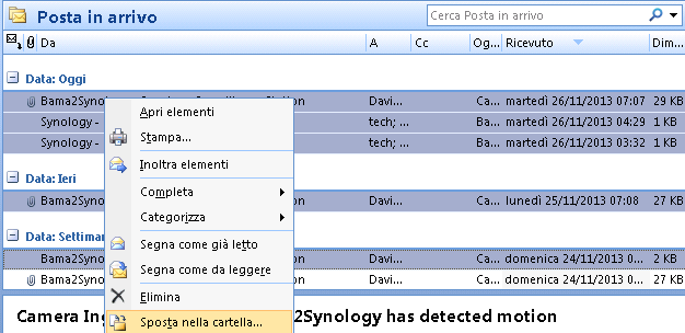 Durante l archiviazione automatica sarà possibile utilizzare Outlook senza nessuna interruzione.