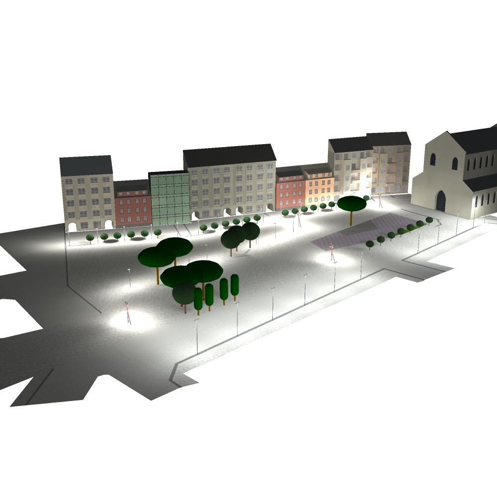 Scena esterna 1 / Rendering 3D