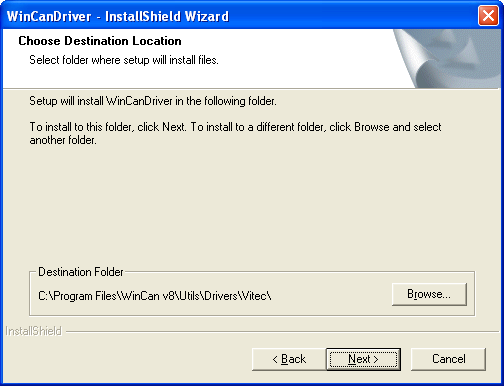 Sequenza di installazione 4 Sequenza di installazione Fare doppio clic sul file WinCanDriverSetup.exe, per avviare l'installazione del driver VITEC: può essere scaricato dal sito www.wincan.