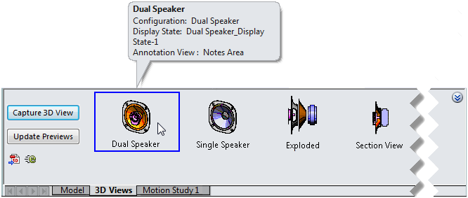 SOLIDWORKS MBD CommandManager SOLIDWORKS MBD per assiemi Supporta tutti i dati nativi delle parti e degli assiemi 3D di SOLIDWORKS, ad esempio configurazioni, vincoli e informazioni di fabbricazione