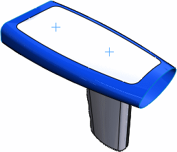 Fondamentali di SOLIDWORKS 4. Fare clic in prossimità delle aree visualizzate.