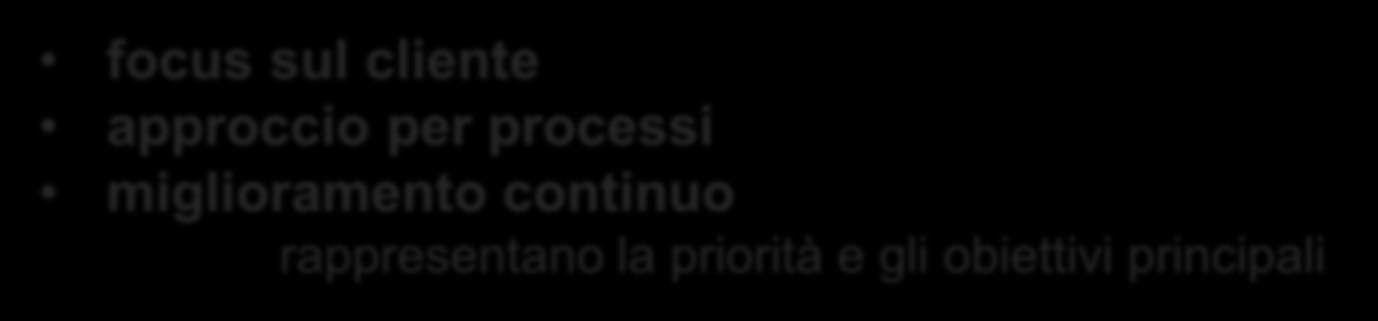 Principali modifiche ISO 9001:2015 Maggiore attenzione ai seguenti aspetti: contesto dell organizzazione (4.1 e 4.