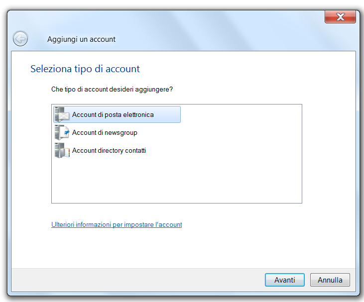 Configurazione PEC su Windows Live Mail Cliccare sul menu Strumenti e selezionare la