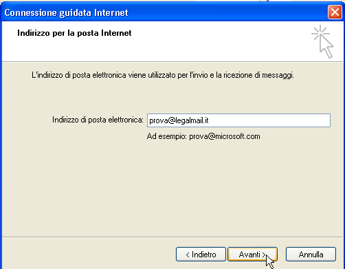 Configurazione PEC su Outlook Express