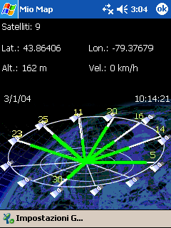 Notifiche visive quando si perde il segnale GPS. Guidare con prudenza consiglio pronunciato all inizio di ogni percorso.