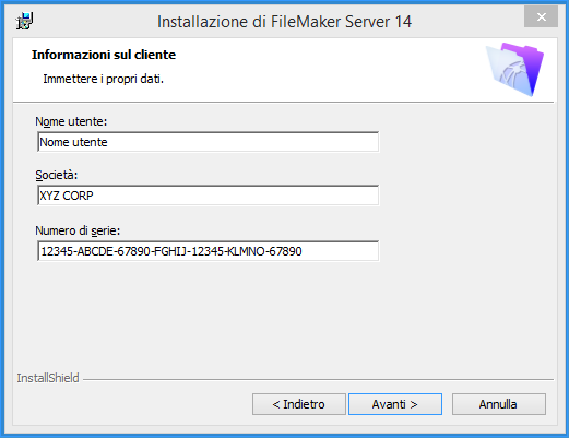 Capitolo 1 Introduzione 8 Codice di licenza Il software FileMaker viene fornito con un codice di licenza univoco di 35 caratteri. Non perdere questo codice di licenza.