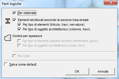 Elenco novità AxisVM 10 21 La generazione di cartelle permette un organizzazione più efficiente delle parti del modello definite dall utente.