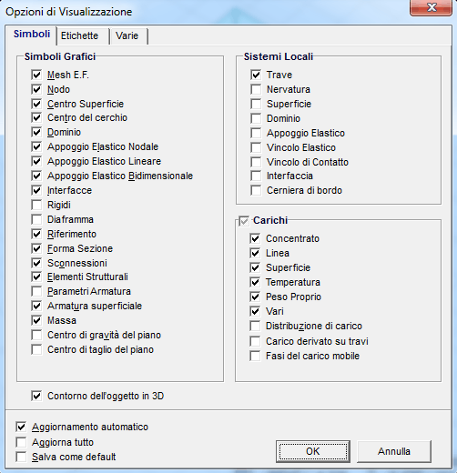 22 Migliorie Opzioni di visualizzazione Nella nuova versione di AxisWM 10 questa icona viene arricchita con altre proprietà che forniscono all'utente informazioni utili e pratiche per la