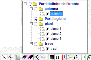 Elenco novità AxisVM 10 25 Tasti rapidi La barra delle icone di selezione rapida permette di modificare le opzioni di visualizzazione senza