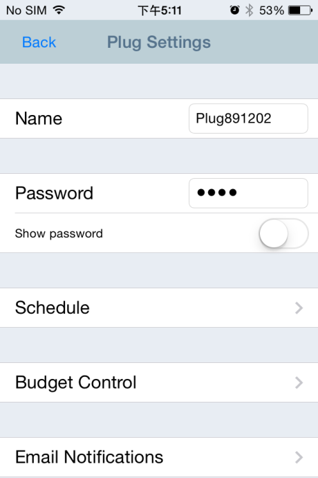 III-1-1. Cambiare il nome dello Smart Plug Name e la password 1. Selezionare Modifica dalla schermata principale di EdiPlug e selezionare lo smart plug che si desidera modificare dall'elenco. 2.