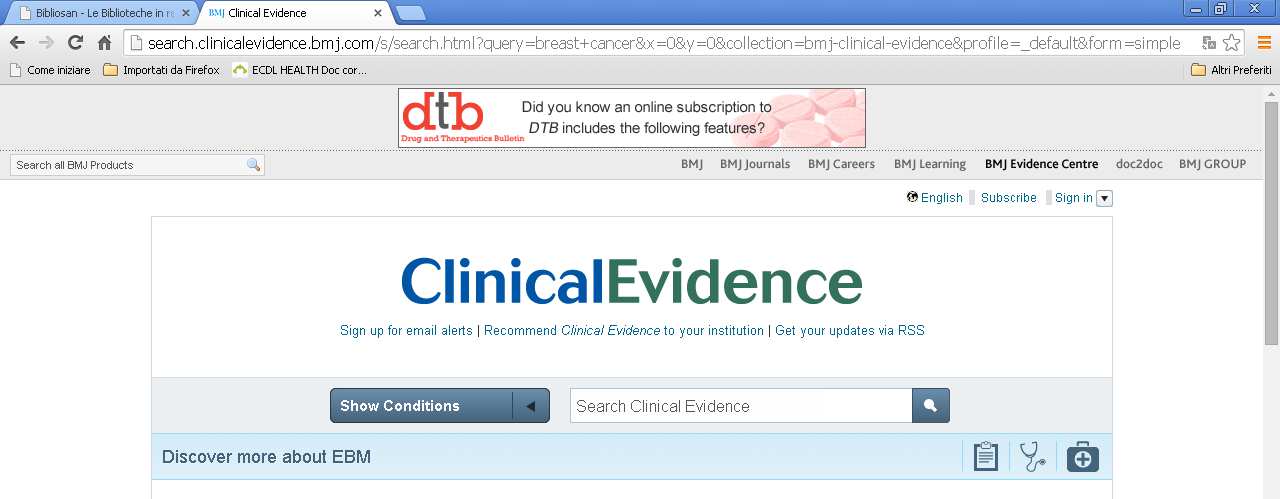 http://clinicalevidence.bmj.