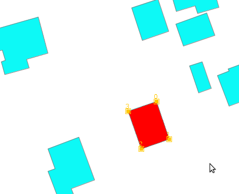 3.9 Modifica degli edifici che lo necessitano e aggiunta di quelli mancanti Come specificato in precedenza la CTR del Veneto in shapefile è da intendersi come punto di partenza per la creazione dei