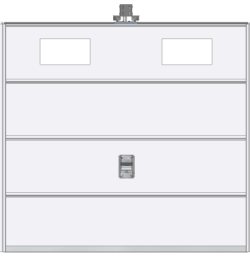 ASG1: serratura da infilare con chiusura a 4 punti Sistemi per porta manuale: Cod.