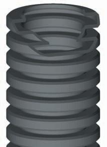 TUBO CORRUGATO FEP Il tubo corrugato FEP e' caratterizzato da una elevata flessibilita' che ne permette una rapida posa in opera.