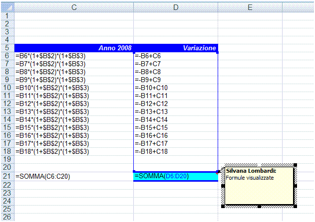 58 AM4 Foglio elettronico livello avanzato AM4.5.2.3 Inserire, modificare, eliminare, mostrare, nascondere commenti.