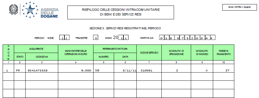 Caso pratico 6 Soluzione: Presentazione elenco mensile