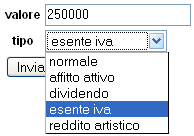 64 Figura 4.6 Form di inserimento di un costo 4.2.6 Inserimento ricavo Infine, come riporta il caso d uso, si devono inserire i ricavi dell azienda (figura 4.