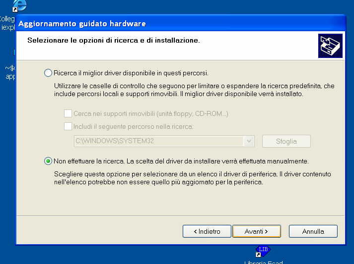 -Scegliete l opzione No, non ora e procedete con Avanti.