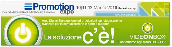 della comunicazione dinamica (digital signage) nell in-store marketing, utilizzando dati presi da case