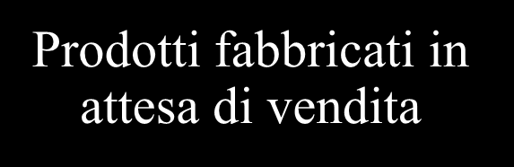 Disponibilità economiche Beni a fecondità semplice, che cedono cioè la loro utilità in un solo atto produttivo ESEMPI