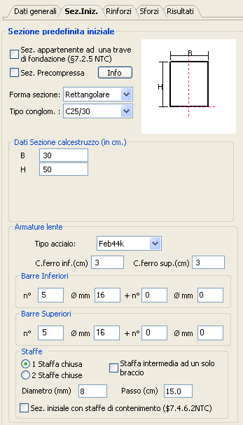 Esempi di calcolo 167 griglia FRP: si modifica la prima riga con i dati correnti (oppure si scrivono i dati su una nuova riga) Nome rinforzo: CFRP_2 Tipo Applicazione: Tipo A (assegnata) Ef = 2700000