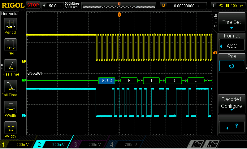 Capitolo 7 Decodifica dei Protocolli RIGOL 8.