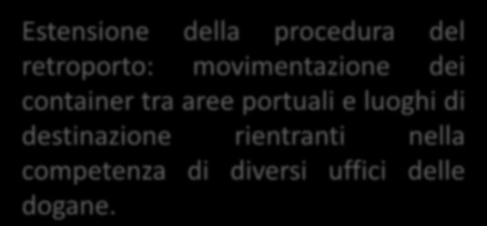 AIDA Sperimentazione Operativa Sperimentazione tra La Spezia e Melzo (MI) SOLO FERROVIA Estensione della procedura