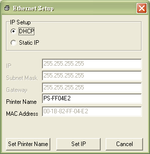 3.4.2 Uso dell interfaccia Ethernet per configurare l interfaccia Ethernet 1. Collegare il computer e la stampante alla LAN. 2. Accendere la stampante. 3.