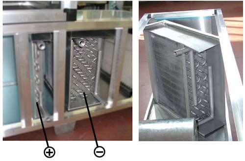 IMPIANTI TERMOTECNICI VOLUME 1B NO - IMPIANTI DI RISCALDAMENTO 321 Figura 299: Vista delle batterie di scambio all interno dell UTA Selezione dell Unità Ventilante Figura 300: Abaco di selezione