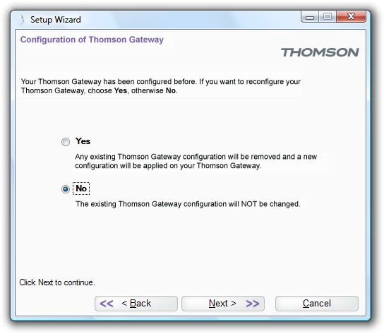 3 Aggiunta di un computer alla rete 3 Aggiunta di un computer alla rete Installazione guidata Se per la configurazione di Thomson Gateway è stata utilizzata l'installazione guidata, utilizzare la