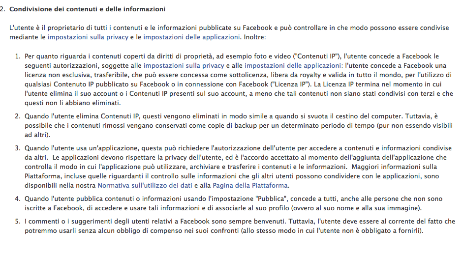 Clausola licenza d uso