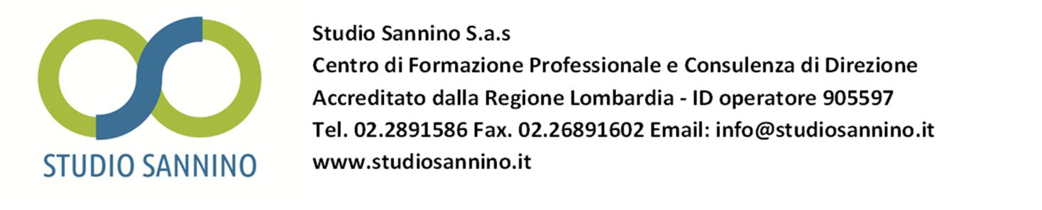 CORSI PROFESSIONALI ANNO 2015 Il nostro Centro di Formazione Professionale accreditato dalla Regione Lombardia e certificato con un sistema di gestione della