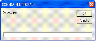 42 le funzioni definite dall utente Figura 6.1: La funzione InputBox 6.2 la funzione isnumeric Quando si inserisce un dato può essere utile verificare se esso è coerente con quanto richiesto.