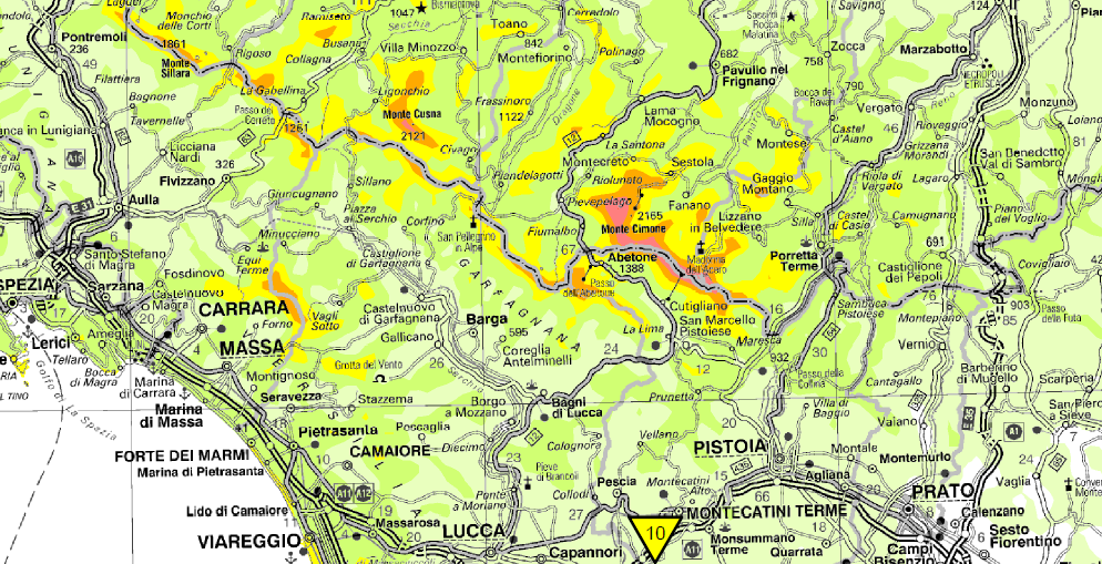 Mappa della velocità