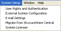 7. condivisione Windows. Specificare le informazioni del server StruxureWare Operations per la comunicazione con la directory di condivisione.