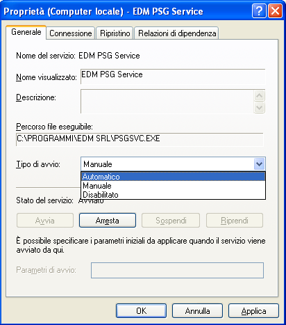 Selezionare come Tipo di avvio l opzione Automatico.