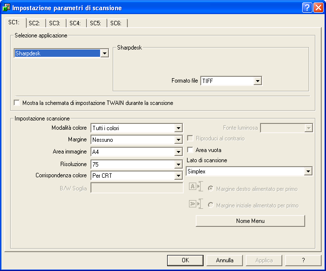 BUTTON MANAGER Button Manager è un'utility che consente di attivare la funzione scanner da usare per mezzo del tasto [SCAN] dell'apparecchio.