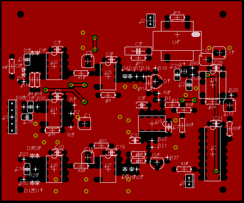 48 Progettazione hardware (a) Faccia sotto del PCB SoundcardEEG (b) Faccia