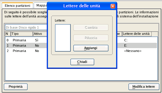 22 8. Nella pagina successiva, scegliere un disco rigido dall'elenco a discesa (se presente), quindi la partizione richiesta.