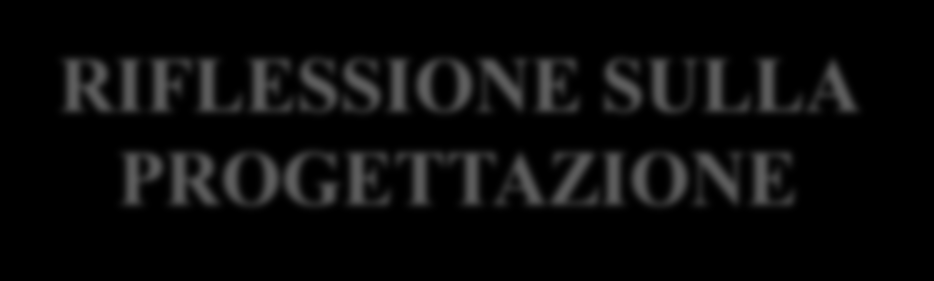 ATTIVITA DIDATTICA ARTICOLAZIONE DELLA DOCUMENTAZIONE PROGETTAZIONE (progettazione esplicita per favorire la riflessione e la consapevolezza.