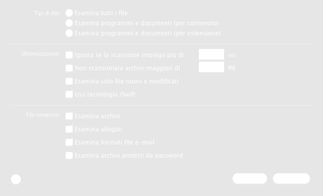 S C A N S I O N E V I R U S 3. Selezionare la scheda Generale nella finestra visualizzata (vedere la figura sotto). Figura32: Scansione anti-virus.