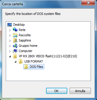 Step - 5 Individua la directory «DOS Files» all interno del